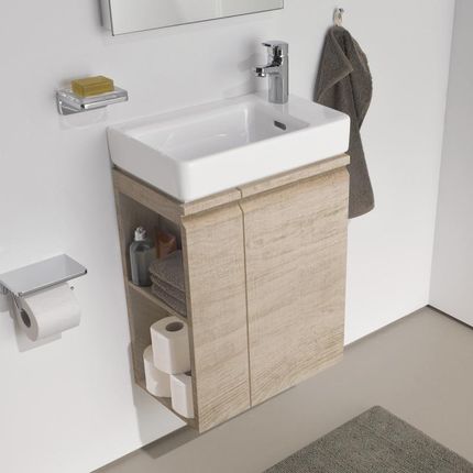 LAUFEN Pro S szafka pod umywalkę toaletową z 1 drzwiami i boczną półką H4830020954791
