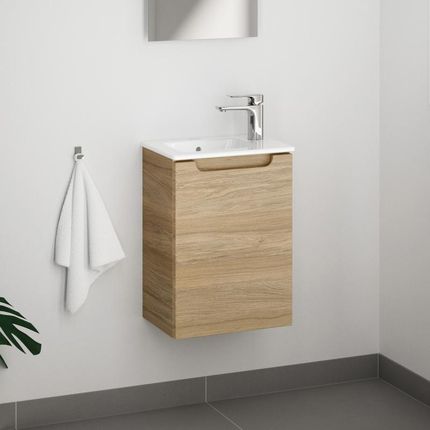 evineo ineo5 szafka pod umywalkę toaletową z 1 drzwiami z uchwytem wpuszczanym BE0363OA