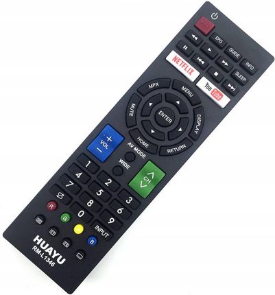 Huayu Pilot Do Sharp Tv Lcd Rm-L1346 Netflix Youtube+Bat