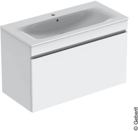 Geberit Renova Plan umywalka z szafką pod umywalkę z 1 szufladą i szufladą wewnętrzną 501917018