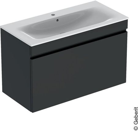 Geberit Renova Plan umywalka z szafką pod umywalkę z 1 szufladą i szufladą wewnętrzną 501917JK1