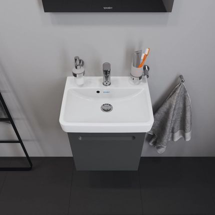 Duravit No.1 umywalka toaletowa z szafką pod umywalkę z 1 drzwiami 0743500000+N14267L49490000