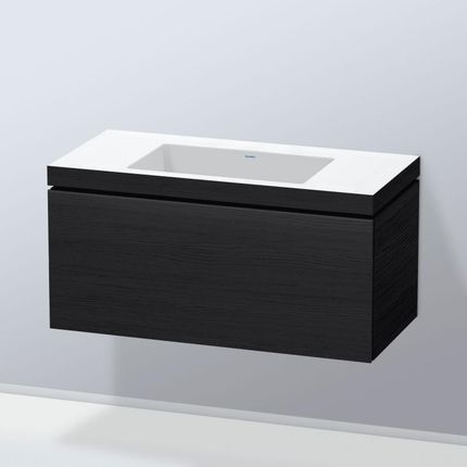Duravit Vero Air umywalka z szafką pod umywalkę L-Cube z 1 szufladą LC6918N1616