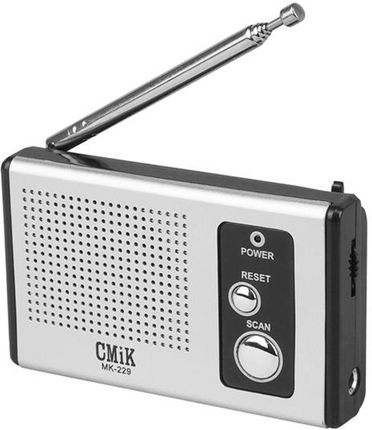 Cmik Mini Radio Przenośne Turystyczne Na Baterie 2X Aaa (Mk229)