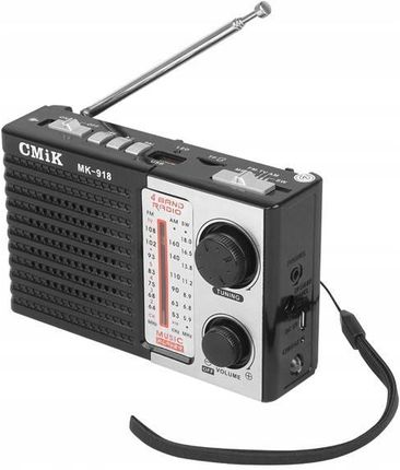 Cmik Radio Przenośne Mk-918 Fm,Usb,Tf,Auxpanel Led,Lata (Mk918)