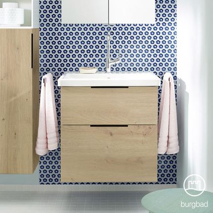 Burgbad Eqio umywalka z szafką pod umywalkę z 2 szufladami SEYQ063F5662C0001G0200