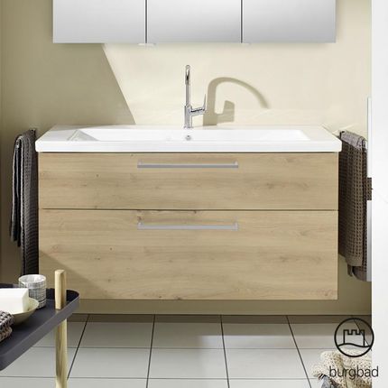 Burgbad Eqio umywalka z szafką pod umywalkę z 2 szufladami SEYQ123F5662C0001P95