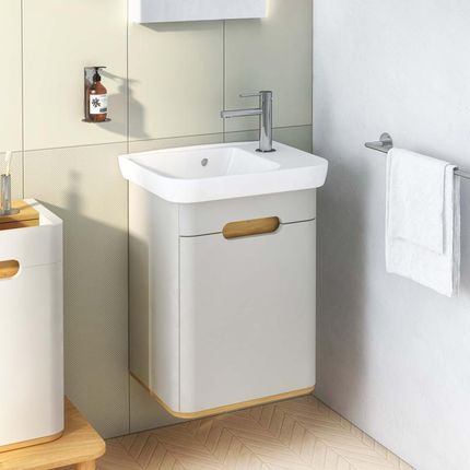Vitra Sento umywalka toaletowa z szafką pod umywalkę z 1 drzwiami 65981