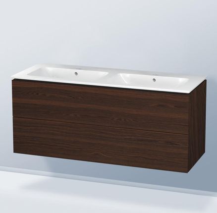 Duravit ME by Starck podwójna umywalka z szafką pod umywalkę L-Cube z 2 szufladami 2336130060+LC625806969