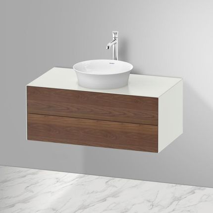 Duravit White Tulip umywalka nablatowa z szafką pod umywalkę z 2 szufladami 23624300791+WT498607739