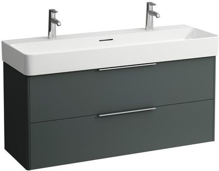 Laufen VAL podwójna umywalka z szafką pod umywalkę Base z 2 szufladami H8102894001071+H4024721102661