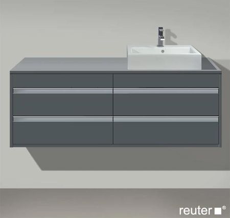 Duravit Ketho szafka pod umywalkę nablatową z 4 szufladami KT6657R4949