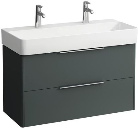 Laufen VAL podwójna umywalka z szafką pod umywalkę Base z 2 szufladami H8102877571151+H4024121102661