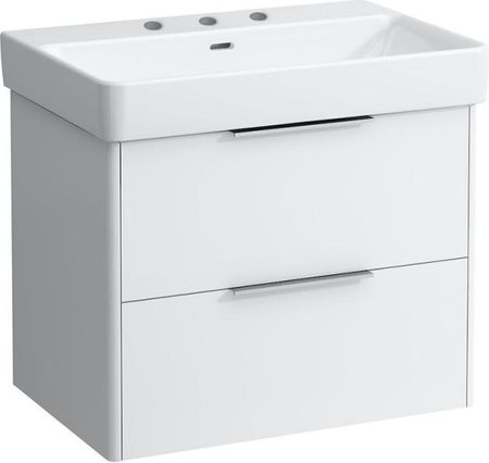 Laufen Pro S umywalka z szafką pod umywalkę Base z 2 szufladami H8109670001081+H4023321102601
