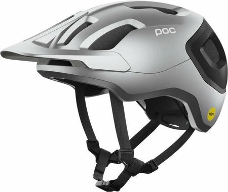 Poc Axion Race Mips Uranium Black Argentite Silver Matt