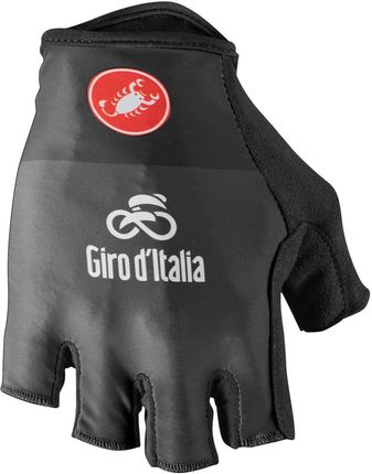 Castelli Kolarskie Rękawiczki Z Krótkimi Palcami Giro D Italia Czarny