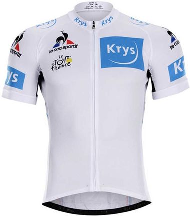 Bonavelo Koszulka Kolarska Z Krótkim Rękawem Tour De France Biały
