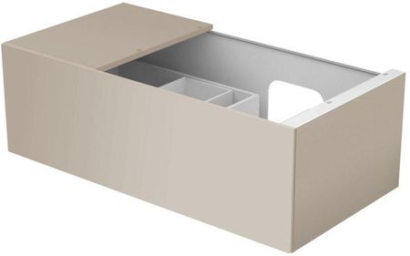 Keuco Edition 11 szafka pod umywalkę wpuszczaną w blat z 1 szufladą wewnętrznym oświetleniem i półką 31154280100