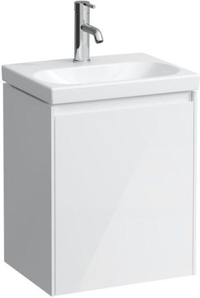 Laufen LUA umywalka toaletowa z szafką pod umywalkę LANI z 1 drzwiami H8150810001561+H4035021122611