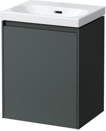 Laufen LUA umywalka toaletowa z szafką pod umywalkę LANI z 1 drzwiami H8150810001091+H4035011122661
