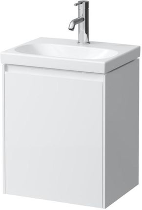 Laufen LUA umywalka toaletowa z szafką pod umywalkę LANI z 1 drzwiami H8150814001561+H4035011122601