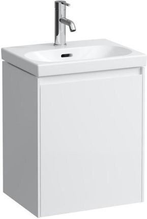 Laufen LUA umywalka toaletowa z szafką pod umywalkę LANI z 1 drzwiami H8150814001041+H4035021122601