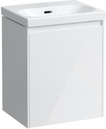 Laufen LUA umywalka toaletowa z szafką pod umywalkę LANI z 1 drzwiami H8150814001091+H4035021122611