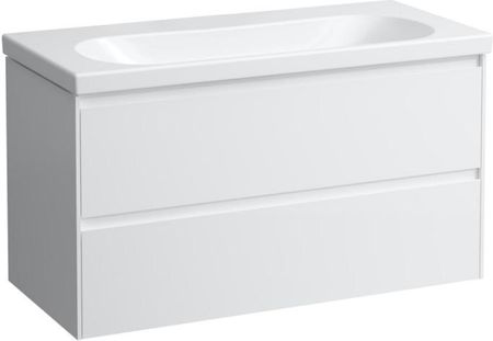 Laufen LUA umywalka z szafką pod umywalkę LANI z 2 szufladami H8100890001421+H4035621122601