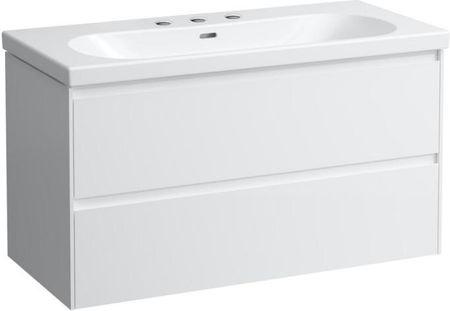 Laufen LUA umywalka z szafką pod umywalkę LANI z 2 szufladami H8100894001081+H4035621122601