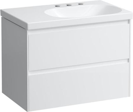 Laufen LUA umywalka z szafką pod umywalkę LANI z 2 szufladami H8170854001581+H4035821122601