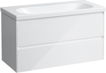 Laufen LUA umywalka z szafką pod umywalkę LANI z 2 szufladami H8100894001421+H4035621122611