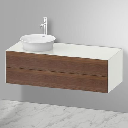 Duravit White Tulip umywalka nablatowa z szafką pod umywalkę z 2 szufladami 23624300791+WT4987L7736