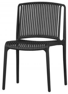 Krzesło Billie Plastikowe Czarne