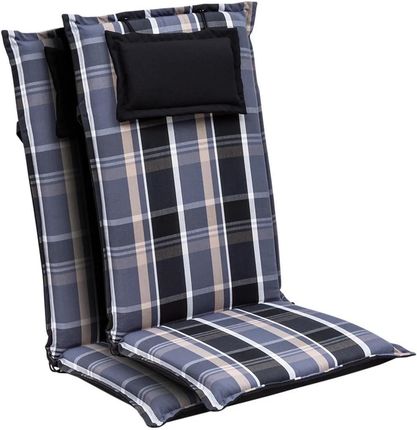Blumfeldt Elbe Poduszka Na Krzesło Ogrodowe Z Wysokim Oparciem Poduszka Na Fotel Ogrodowy Dralon 50x120x8cm