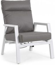 Zdjęcie Fotel Ogrodowy Kledi Z Regulacją Oparcia Szary - Warka
