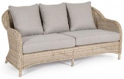 Zdjęcie Sofa Ogrodowa 3 Osobowa Z Technorattanu Styl Hampton - Ząbki