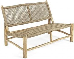 Zdjęcie Drewniana Sofa Ogrodowa 2 Osobowa Lampok Boho - Warka