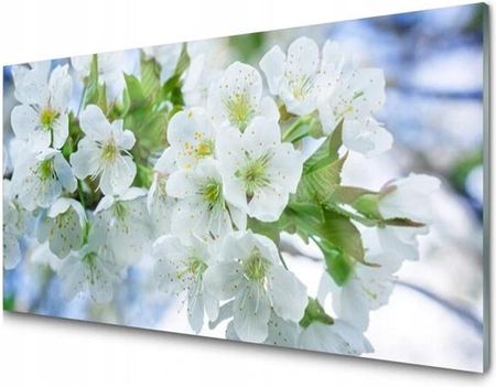 Decoroutlet Obraz Na Szkle Kwiaty Drzewo Liście Natura 100X50