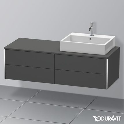Duravit XSquare szafka pod umywalkę do konsoli z 4 szufladami XS4913R4949