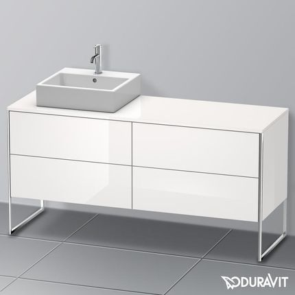 Duravit XSquare szafka pod umywalkę do konsoli z 4 szufladami XS4924L8585