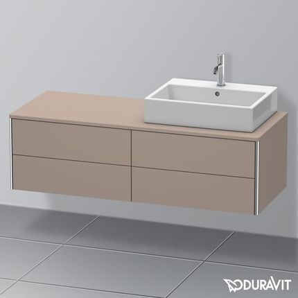 Duravit XSquare szafka pod umywalkę do konsoli z 4 szufladami XS4913R4343