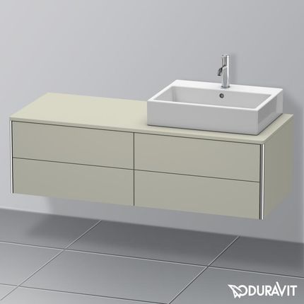 Duravit XSquare szafka pod umywalkę do konsoli z 4 szufladami XS4913R6060