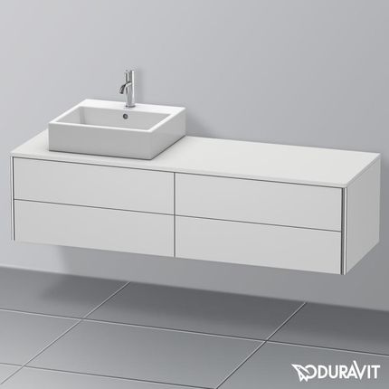 Duravit XSquare szafka pod umywalkę do konsoli z 4 szufladami XS4914L3636