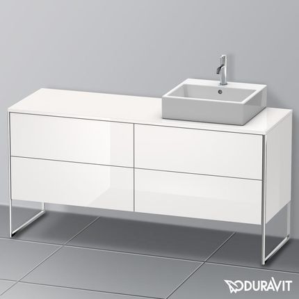 Duravit XSquare szafka pod umywalkę do konsoli z 4 szufladami XS4924R8585