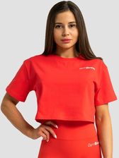 Gymbeam Damska Koszulka Cropped Limitless Hot Red