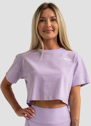 Gymbeam Damska Koszulka Cropped Limitless Lavender