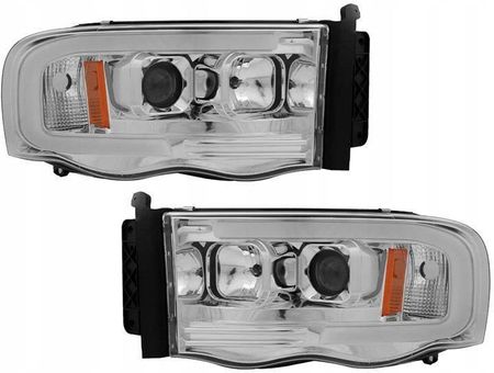 Sonar Lampy Przednie Dodge Ram 0206 Tube Light Chrome