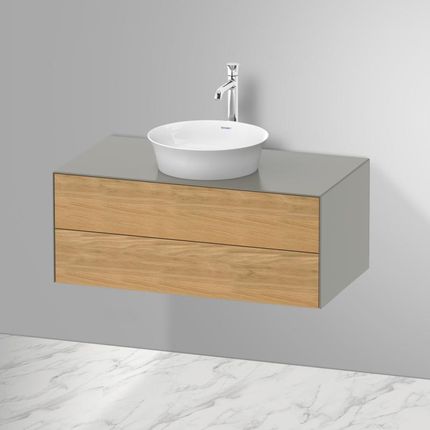 Duravit White Tulip szafka pod umywalkę nablatową z 2 szufladami WT49860H592