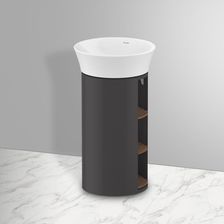 Duravit White Tulip szafka pod umywalkę z półkami po bokach WT4239077H1