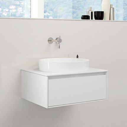 Burgbad RC40 Solitaire szafka pod umywalkę z 1 szufladą i 1 umywalką nablatową SGBI060F4500A0066